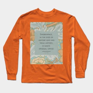 Wilde on Disobedience Long Sleeve T-Shirt